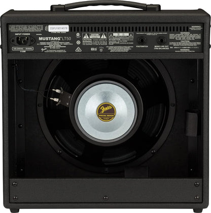 Fender 2311200000 Mustang LT50 50W Guitar Amplifier w/30 Preset Effects - Black (Like New)