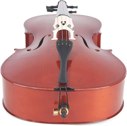 Cecilio CCO-100 4 String Cello with Hard & Soft Case, Stand, Bow, Rosin, Bridge (Like New, Damaged Retail Box)