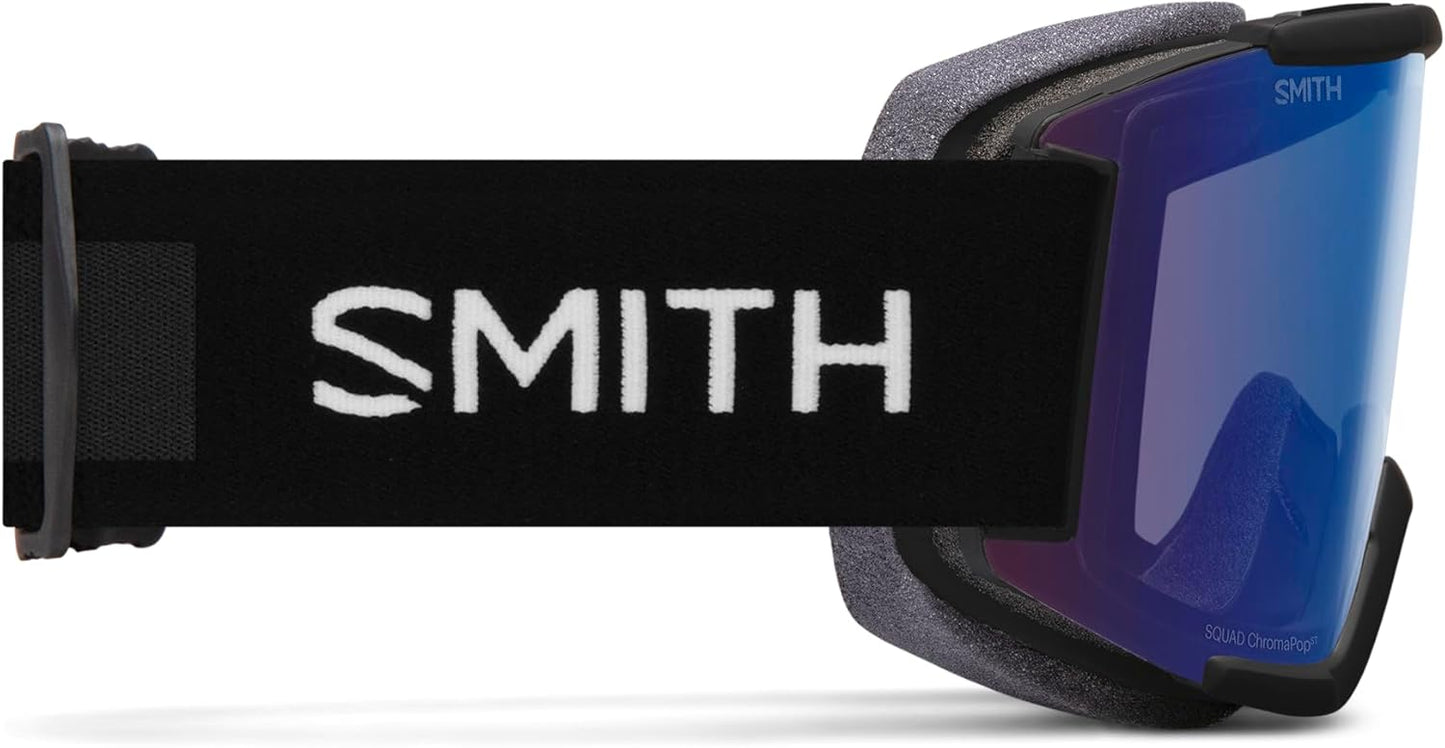 SMITH Squad Performance Snowsports Goggles with ChromaPop Lens for Men & Women (Like New)
