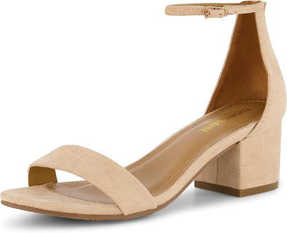 Cushionaire Alba Mid Block Heel Dress Shoes with Memory Foam Comfort for Women (Used)