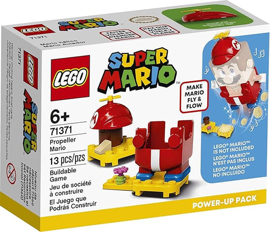 LEGO Super Mario Propeller Mario Power-Up Pack 71371, Costume Upgrade, 13 Pieces (New, Damaged Retail Box)