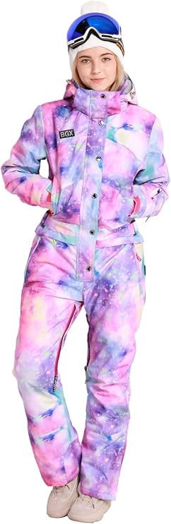 Bluemagic Adjustable Waterproof Women's Snowsuit for Snowboarding and Skiing (Like New)