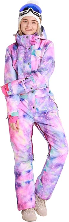 Bluemagic Adjustable Waterproof Women's Snowsuit for Snowboarding and Skiing (Like New)