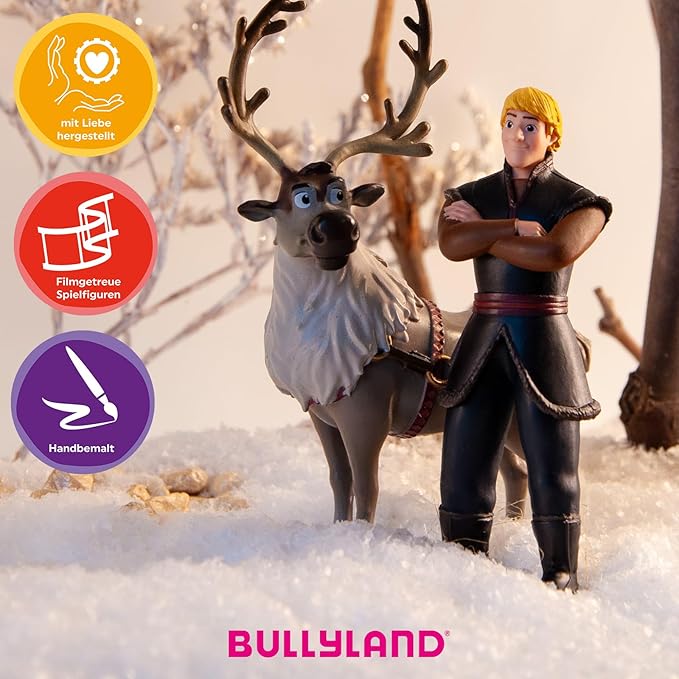 Bullyland Disney Frozen 2 Kristoff Figure, 9.9cm Matte Finish Toy - 1 Pieces (Like New)