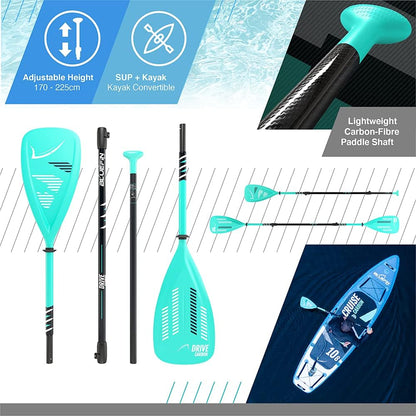 Bluefin SUP 14′ Sprint Carbon Stand Up Inflatable Paddle Board (Like New)