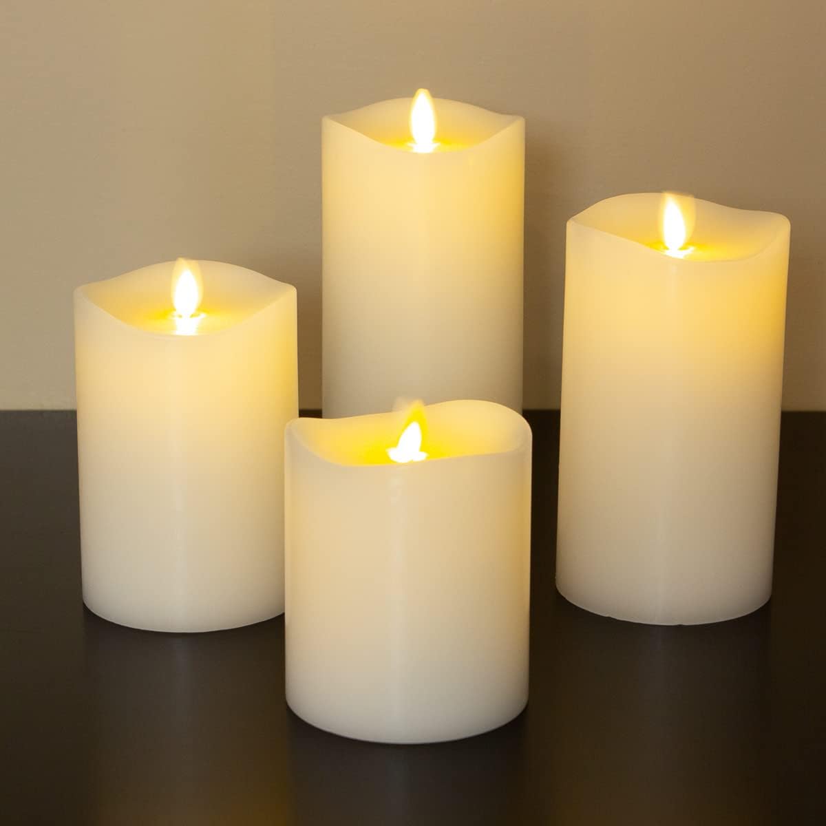 Luminara Flameless Pillar LED Battery-Operated Indoor Candle - 6.5 inches, White (Used)