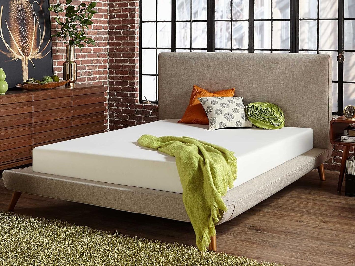 Live and Sleep Classic Adult Medium Firm Memory Foam Mattress - Knit Fabric (Like New)