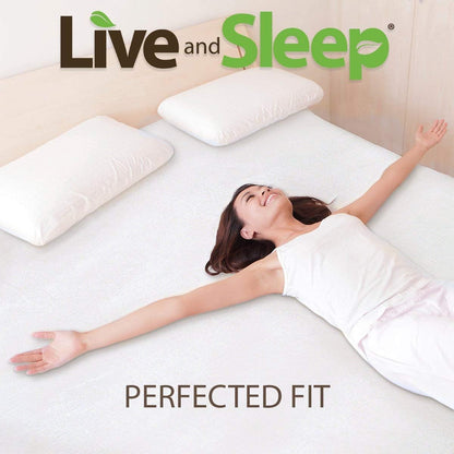 Live and Sleep Classic 8" Medium Firm Memory Foam Mattress, Twin XL - White (Like New)