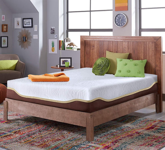 Live and Sleep Elite 12" Gel Memory Foam Mattress - Firm, CertiPur, Full XL Size (Like New)