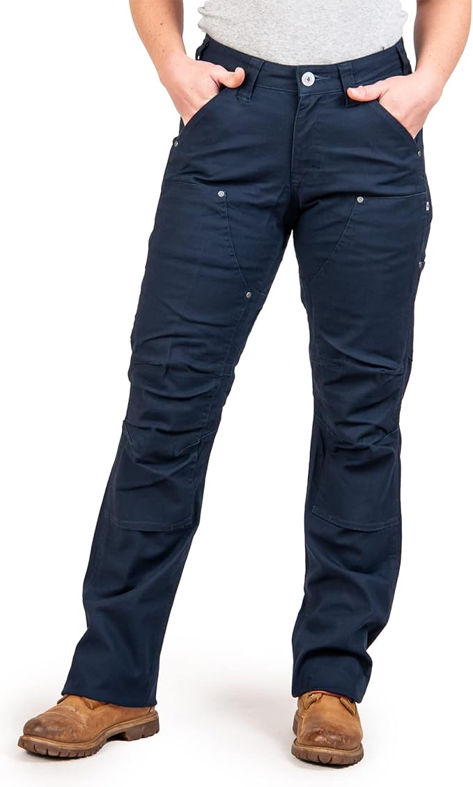 Dovetail Workwear Women's Anna Taskpant Cargo Pants, Uniform Navy Canvas, Size 6 (Like New)