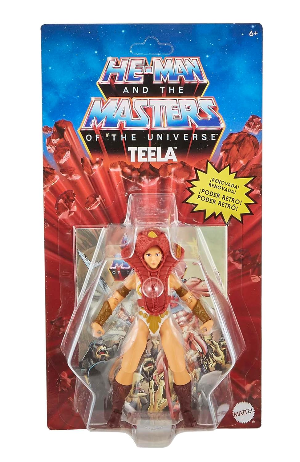 Mattel Gnn91 Masters Universe Origins Teela Battle Action Figure - 6 Years & Up (Like New, No Retail Box)
