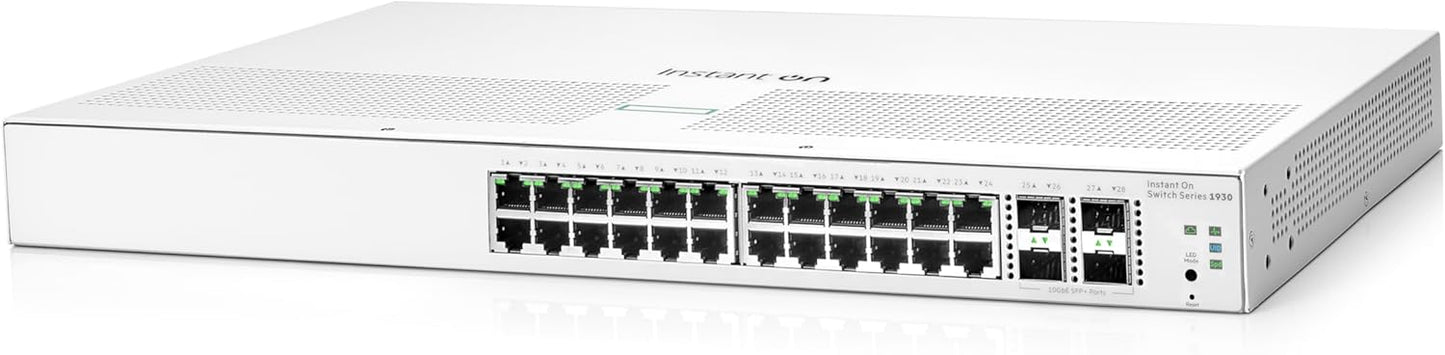 Hewlett Packard Enterprise 24-Port Gigabit Ethernet Switch with 10G SFP+ for PC (New)