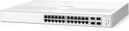 Hewlett Packard Enterprise 24-Port Gigabit Ethernet Switch with 10G SFP+ for PC (New)