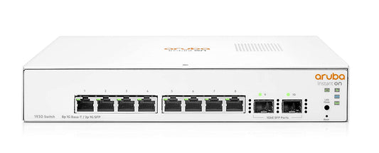 Aruba Instant On 1930 8-Port Gb Ethernet 8 x GE, 2X 1G SFP & L2+ Smart Switch (Like New)