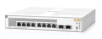 Aruba 1930 Instant On 8-Port PoE Gb Ethernet 8xGE, 2X 1G SFP & L2+ Smart Switch (Like New)