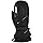 Swany Durable Flexible Insulated Leather Winter Mittens for Men, Black - Large (Like New)