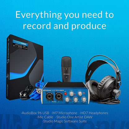 PreSonus AudioBox 96K 25TH One Artist & Ableton Live Lite Recording Software (Used)