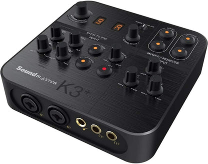 Creative 34674_O Sound Blaster K3+ USB Sound Card Mixer for Streming & Recording (Like New)