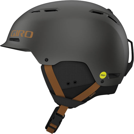 Giro Trig MIPS Ski and Snowboard Helmet for Men/Women, Metallic Coal/Tan - Small (Like New, No Retail Box)