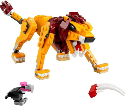 LEGO 31112 Creator 3 in 1 Wild Lion, Ostrich & Warthog – 224 pcs Ages 7+ (New, Damaged Retail Box)