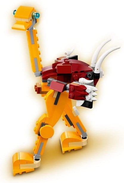 LEGO 31112 Creator 3 in 1 Wild Lion, Ostrich & Warthog – 224 pcs Ages 7+ (New, Damaged Retail Box)
