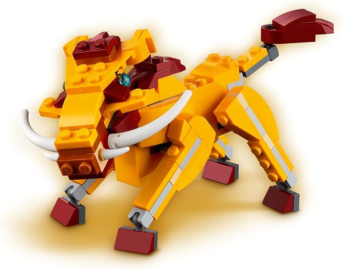LEGO 31112 Creator 3 in 1 Wild Lion, Ostrich & Warthog – 224 pcs Ages 7+ (New, Damaged Retail Box)