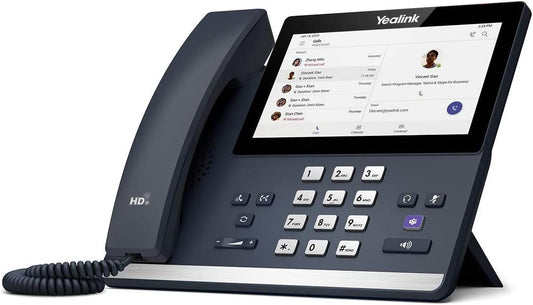 Yealink MP56 Digital Single Keypad Bluetooth & Wi-Fi IP Phone - Silver, Black (Used)