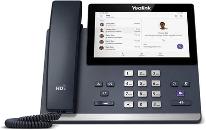 Yealink MP56 Digital Single Keypad Bluetooth & Wi-Fi IP Phone - Silver, Black (Used)