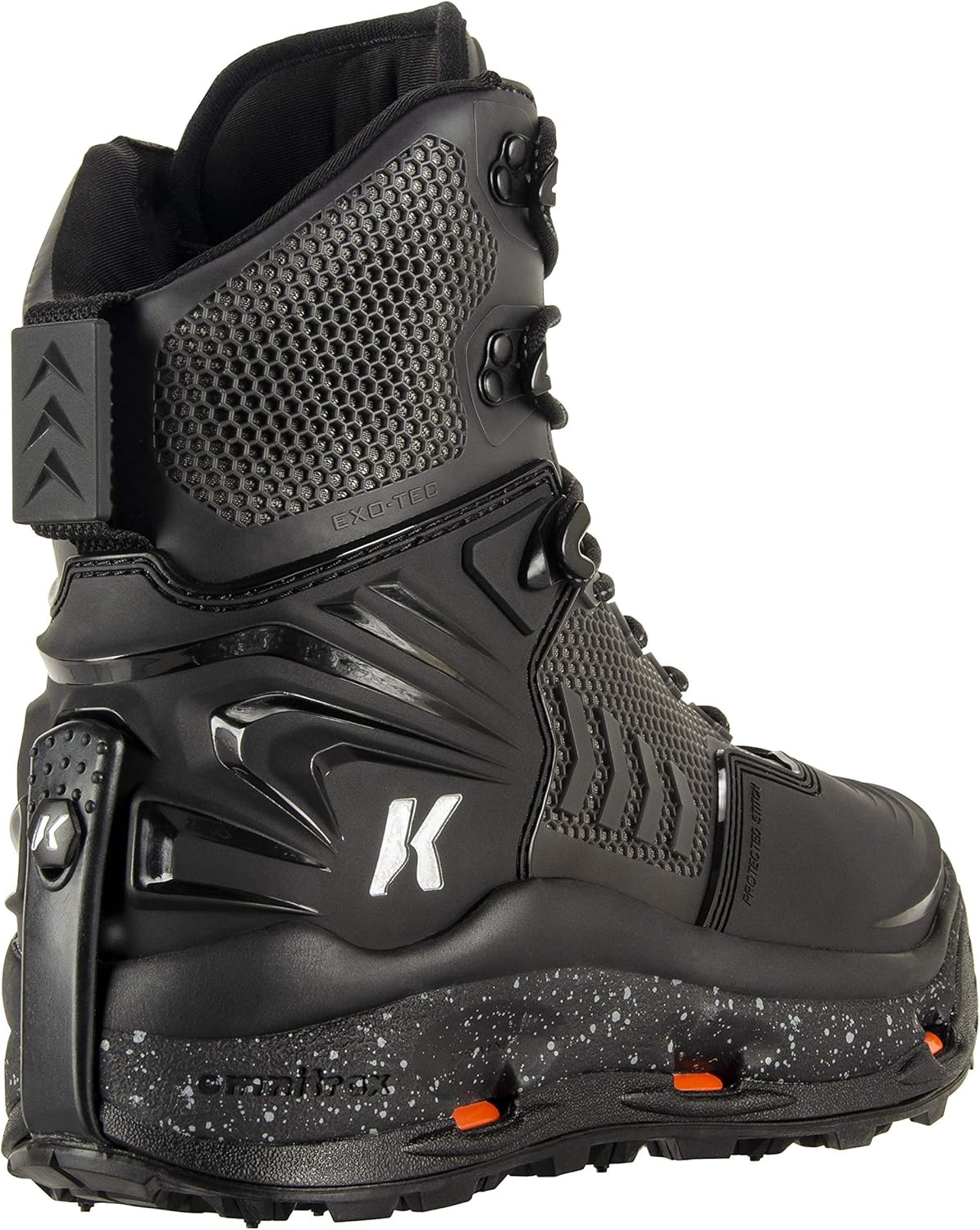 Korkers Mens Felt & Vibram Soles Fishing Boots, Ankle-High, Interchangeable Sole (Used)