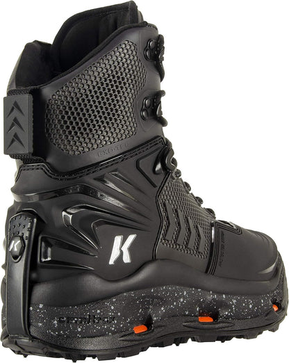 Korkers Mens Felt & Vibram Soles Fishing Boots, Ankle-High, Interchangeable Sole (Used)