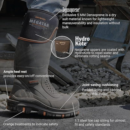 Dryshod Megatar Met Guard Steel Toe Work Boot For Men (New)