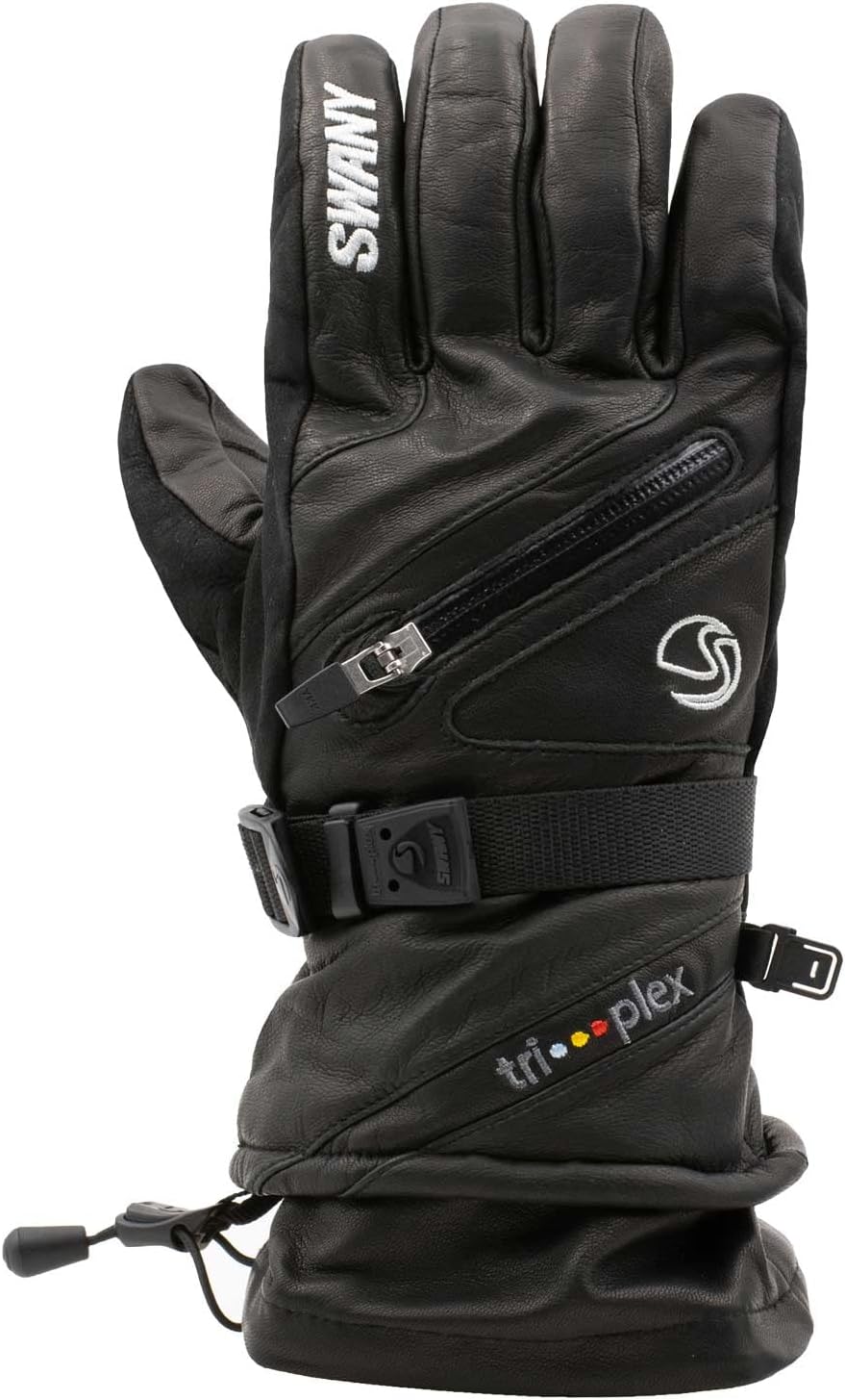 Swany Mens X-Cell 2.1 Sport Flexible Leather Winter Glove for Men, Black, Medium (Used)