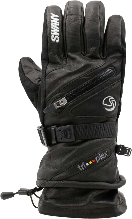 Swany Mens X-Cell 2.1 Sport Flexible Leather Winter Glove for Men, Black, Medium (Used)