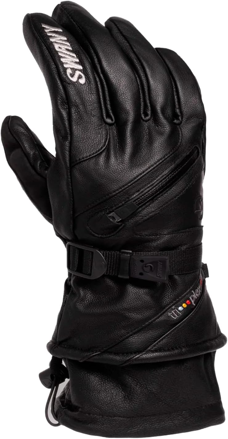 Swany Mens X-Cell 2.1 Sport Flexible Leather Winter Glove for Men, Black, Medium (Used)