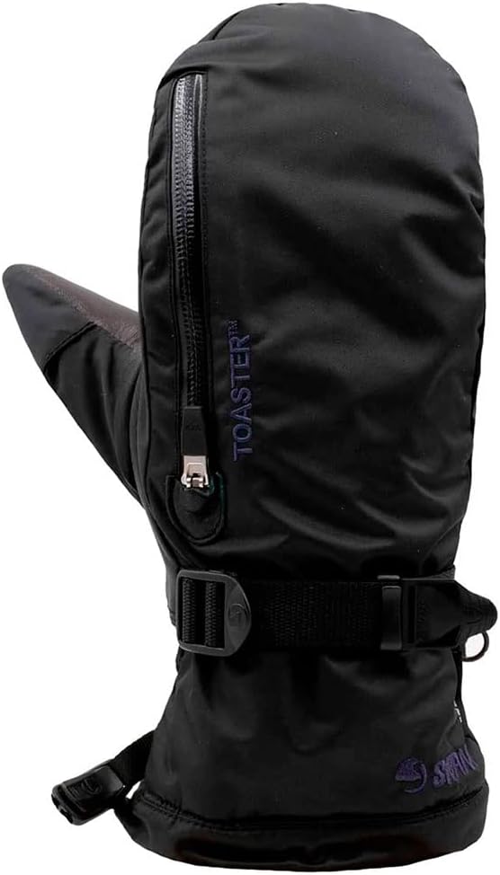 Swany Arctic LeatherShield Gloves for Men for Extreme Cold Weather, Black, Large (Like New)