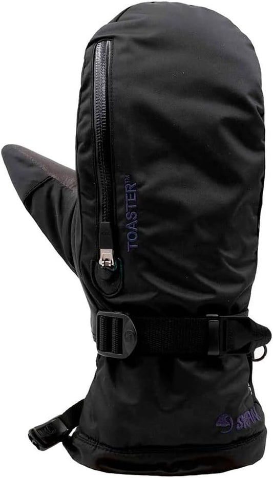 Swany Arctic LeatherShield Gloves for Men for Extreme Cold Weather, Black, Large (Like New)