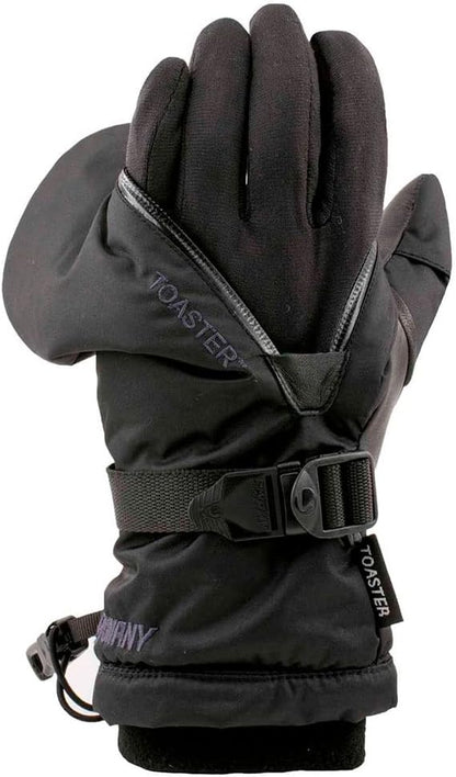 Swany Arctic LeatherShield Gloves for Men for Extreme Cold Weather, Black, Large (Like New)