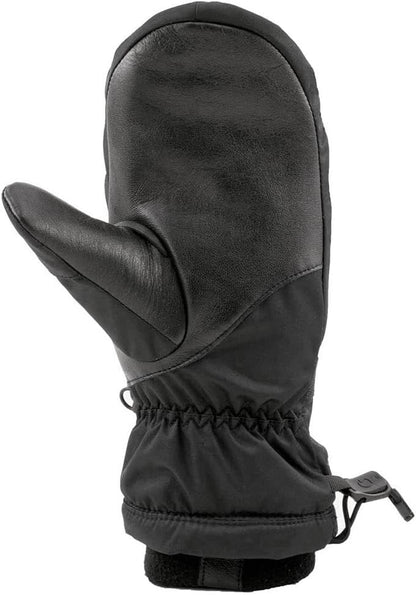 Swany Arctic LeatherShield Gloves for Men for Extreme Cold Weather, Black, Large (Like New)