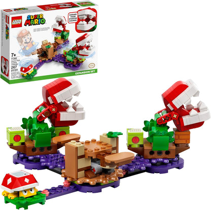 LEGO Super Mario Piranha Plant Puzzling Building Kit, 267 Pieces - Multicolor (Like New)