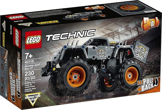 LEGO Max-D 42119 Technic Monster Jam Truck & Quad Bike 2-in-1, 230 Pcs, 7+ Age (New, Damaged Retail Box)
