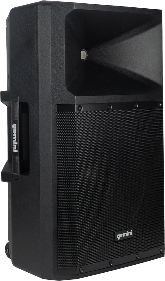 Gemini Sound GSP-2200 Elite 2200W 15" Bluetooth Active DJ PA Speaker - Black (Like New)