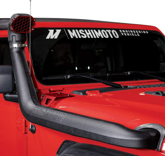 Mishimoto MMAI-JL-18NMWRD Oblong Snorkel Compatible with 2018+ Jeep Wrangler JL (Like New)
