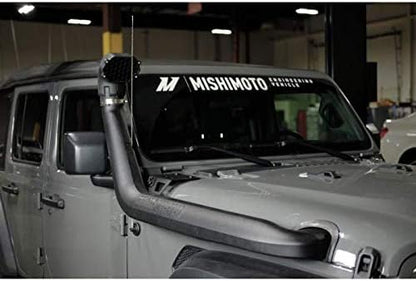 Mishimoto MMAI-JL-18NMWRD Oblong Snorkel Compatible with 2018+ Jeep Wrangler JL (Like New)