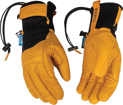 Kinco Premium Comfort Waterproof Leather Ski Gloves, Knit Cuff, Medium - 1 Pack (Used)