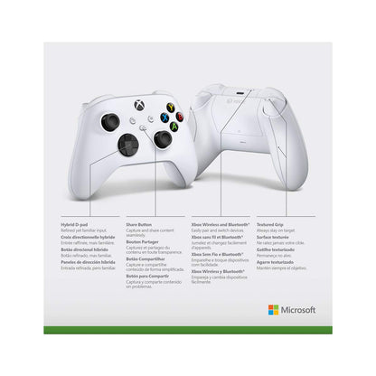 Xbox Core Wireless Gaming Controller for Xbox, PC, Android & IOS – Robot White (Like New)