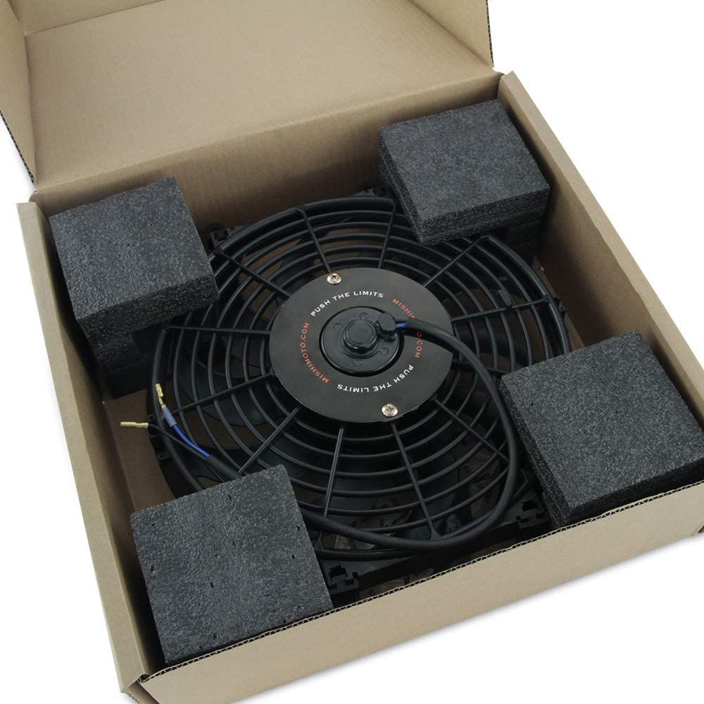 Mishimoto MMFAN-10C Curved Blade Electric Fan, 254mm - Efficient Cooling (Used)