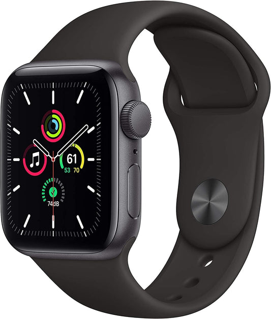 Apple A2351 32GB Water Resistant Smart Watch with Black Sport Band - Space Gray (Used)