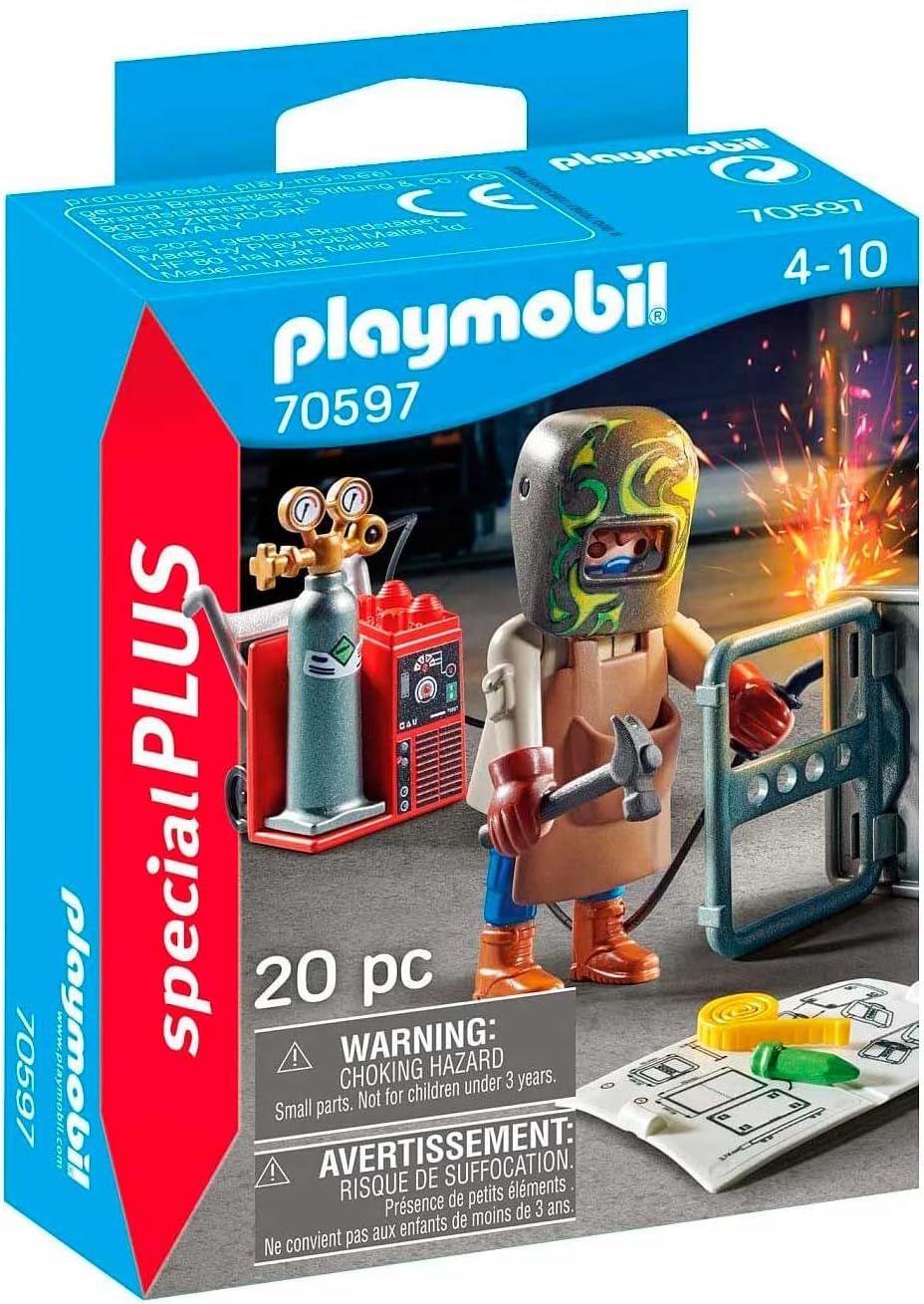 Playmobil Welder Fairy Plastic Playsets Toys with Figures for Kid, 20 Pieces (Like New)