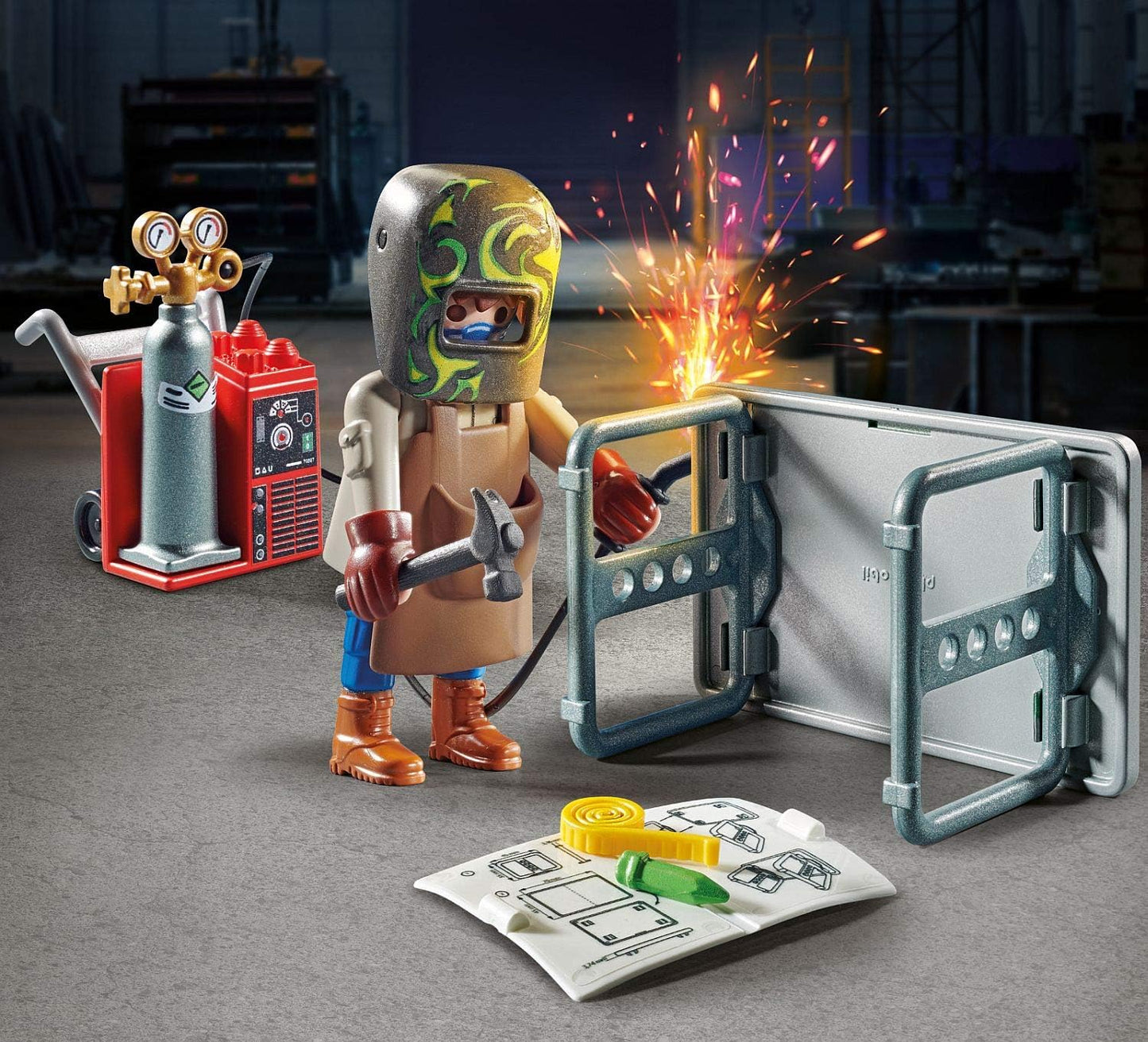 Playmobil Welder Fairy Plastic Playsets Toys with Figures for Kid, 20 Pieces (Like New)