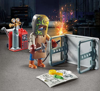 Playmobil Welder Fairy Plastic Playsets Toys with Figures for Kid, 20 Pieces (Like New)